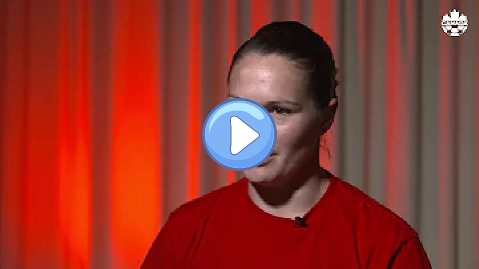 Play video: Erin McLeod 'Grateful' for Canada WNT Return After Long Injury Video thumb: Erin McLeod 'Grateful' for Canada WNT Return After Long Injury