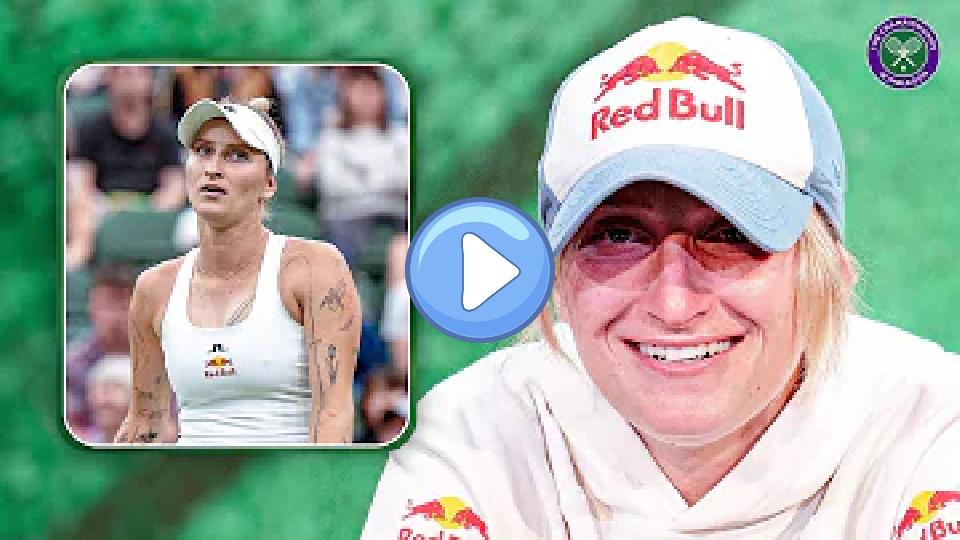 Play video: Fighting the tears | Marketa Vondrousova | First Round Post-Match Press Conference | Wimbledon 2024 Video thumb: Fighting the tears | Marketa Vondrousova | First Round Post-Match Press Conference | Wimbledon 2024