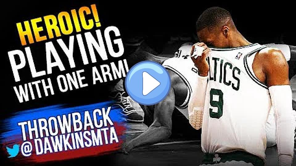 Play video: The Game Rajon Rondo Played With One Arm After Dislocating His Elbow: Heroic! Video thumb: The Game Rajon Rondo Played With One Arm After Dislocating His Elbow: Heroic!