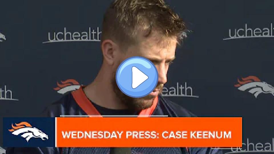 Play video: Case Keenum on Sanders' Injury & Young Wide Receivers Stepping Up | Denver Broncos Video thumb: Case Keenum on Sanders' Injury & Young Wide Receivers Stepping Up | Denver Broncos