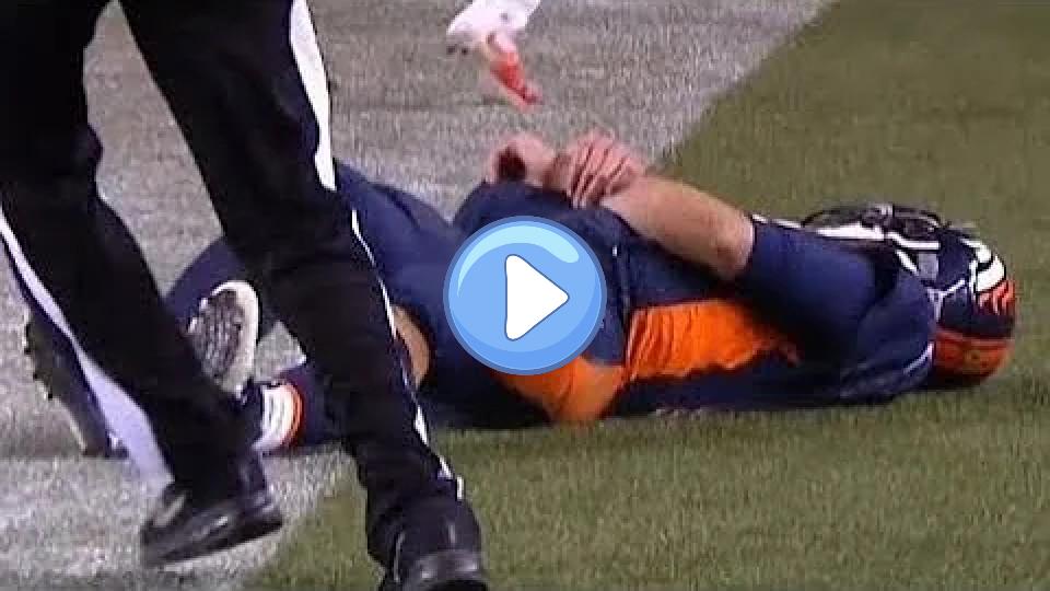 Play video: Trevor Siemian - Shoulder Injury / Giants vs. Broncos / NFL Week 6 Video thumb: Trevor Siemian - Shoulder Injury / Giants vs. Broncos / NFL Week 6