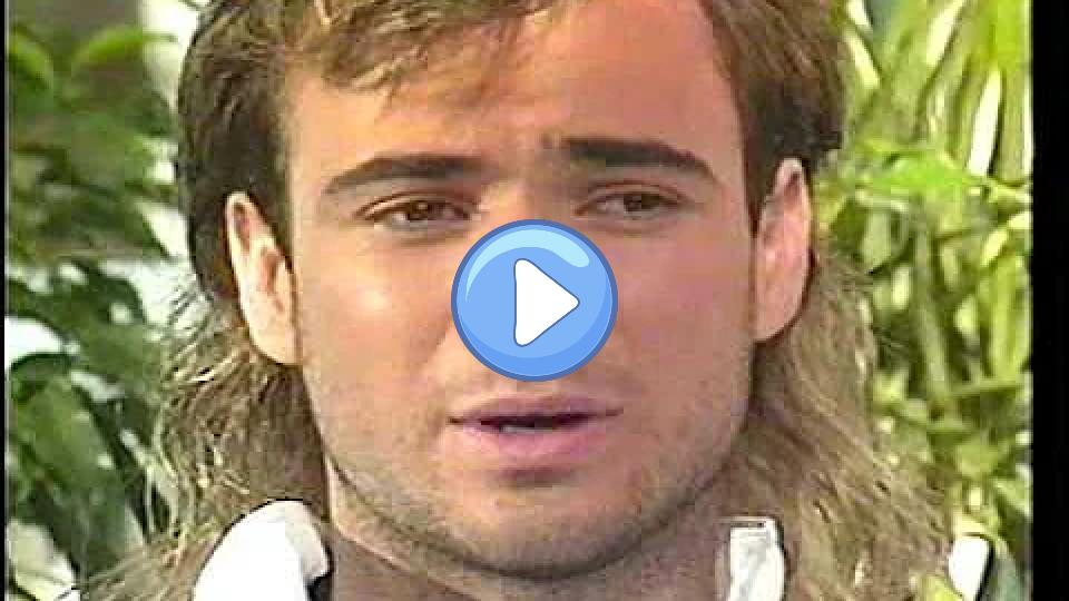Play video: 1990 Andre Agassi Attack Hot Lessons Video thumb: 1990 Andre Agassi Attack Hot Lessons