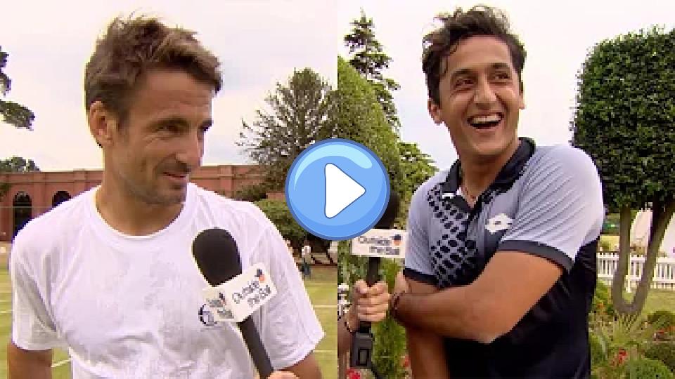 Play video: Bungee Jumping, Skinny Dipping, and Baby Eels with Tommy Robredo and Nicolas Almagro Video thumb: Bungee Jumping, Skinny Dipping, and Baby Eels with Tommy Robredo and Nicolas Almagro