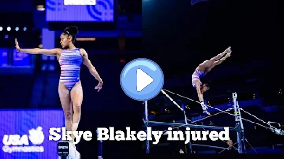 Play video: Olympic hopeful Skye Blakely injured at 2024 U.S. Olympic gymnastics trials Video thumb: Olympic hopeful Skye Blakely injured at 2024 U.S. Olympic gymnastics trials