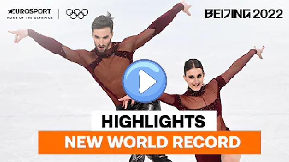Play video: Papadakis and Cizeron Make Figure Skating History with John Legend Routine | 2022 Winter Olympics Video thumb: Papadakis and Cizeron Make Figure Skating History with John Legend Routine | 2022 Winter Olympics