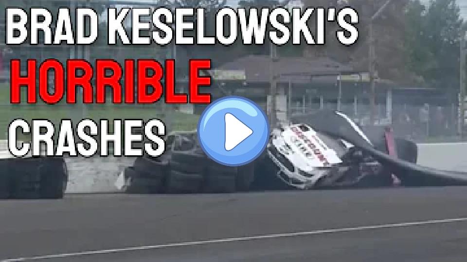 Play video: Brad Keselowski's Worst NASCAR Crashes Video thumb: Brad Keselowski's Worst NASCAR Crashes