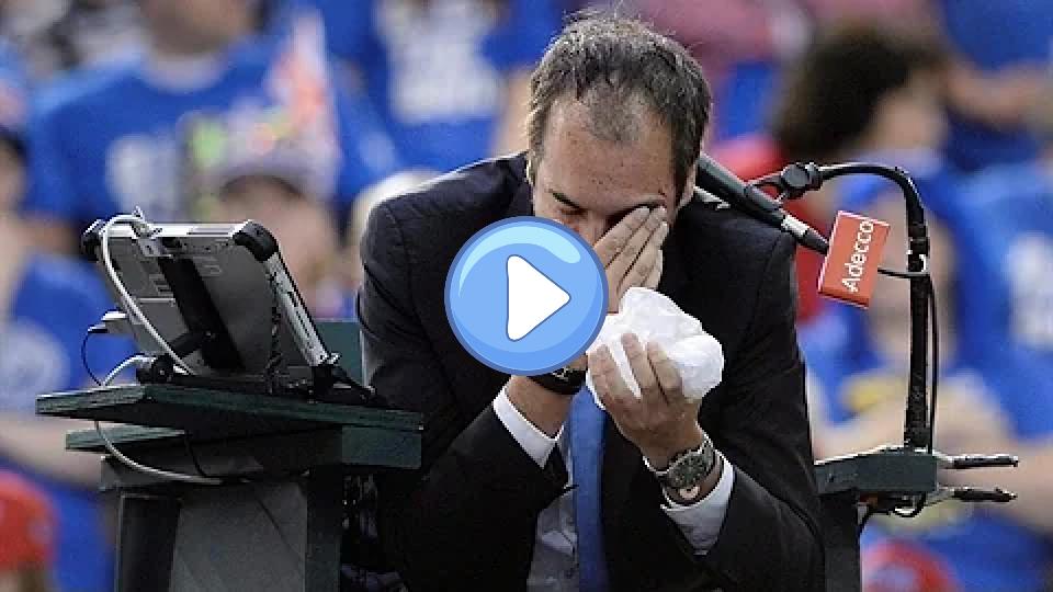 Play video: Denis Shapovalov hits chair umpire in the face and gets disqualified || Davis Cup 2017 || Video thumb: Denis Shapovalov hits chair umpire in the face and gets disqualified || Davis Cup 2017 ||