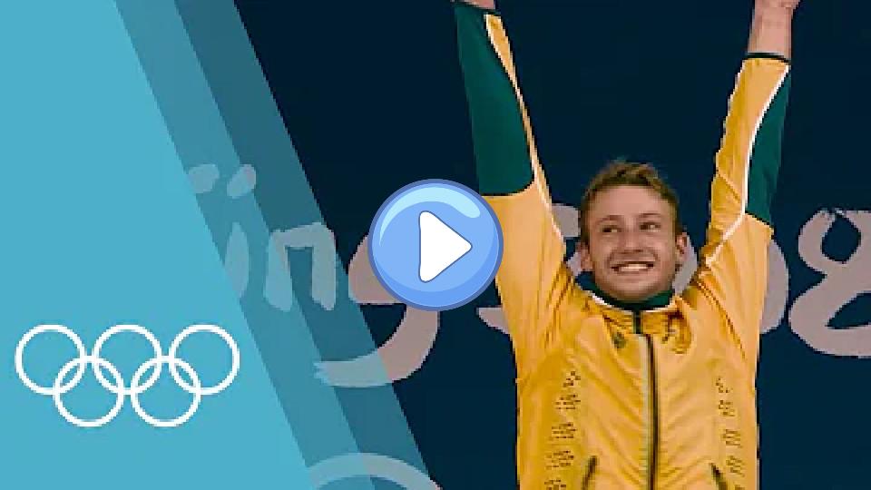 Play video: Matthew Mitcham on winning diving gold at the Beijing 2008 Olympics. Video thumb: Matthew Mitcham on winning diving gold at the Beijing 2008 Olympics.