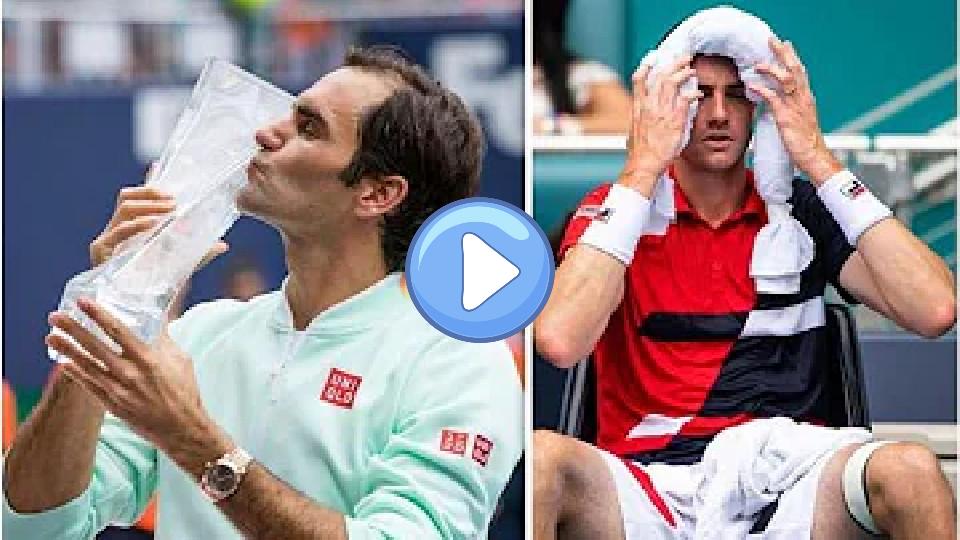 Play video: John Isner explains why he played through injury against tennis great Roger Federer. Video thumb: John Isner explains why he played through injury against tennis great Roger Federer.