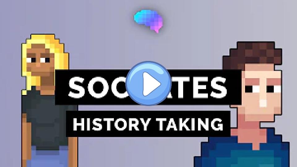 Play video: Using SOCRATES in History Taking: OSCE, Communication Skills, SCA, UKMLA, CPSA Video thumb: Using SOCRATES in History Taking: OSCE, Communication Skills, SCA, UKMLA, CPSA