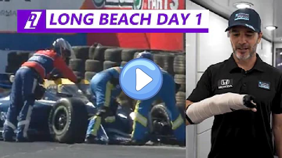Play video: Jimmie Johnson Injured in Crash - Long Beach Day 1 Report Video thumb: Jimmie Johnson Injured in Crash - Long Beach Day 1 Report