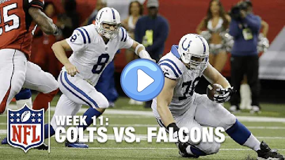 Video thumb: Matt Hasselbeck Feels the Heat and Laterals... to His Guard? | Colts vs. Falcons | NFL