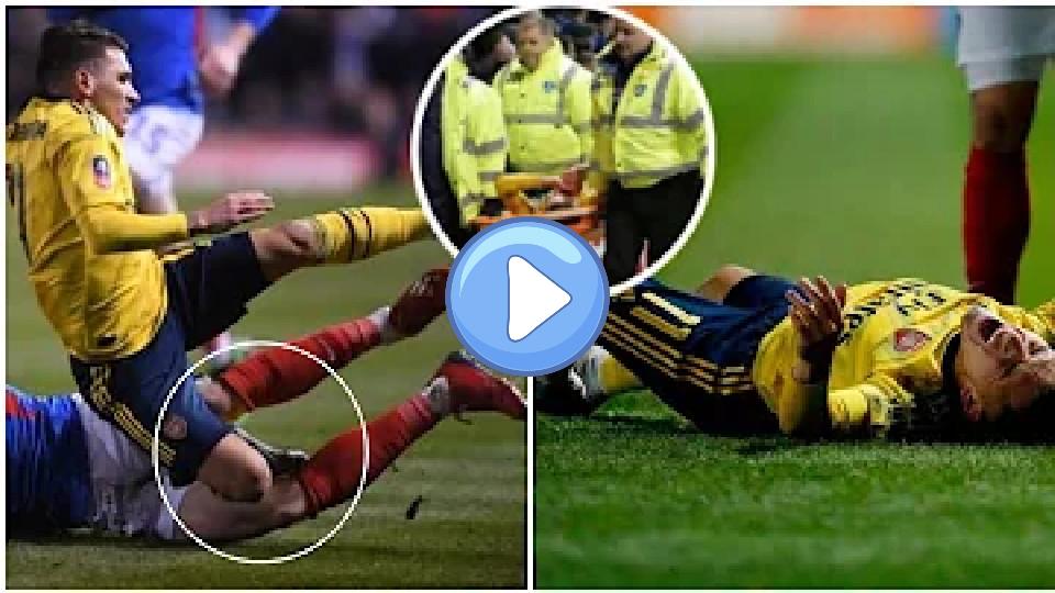 Play video: 😱 OMG! Lucas Torreira's ankle injury against Portsmouth | FA Cup | (Video & Pictures) Video thumb: 😱 OMG! Lucas Torreira's ankle injury against Portsmouth | FA Cup | (Video & Pictures)
