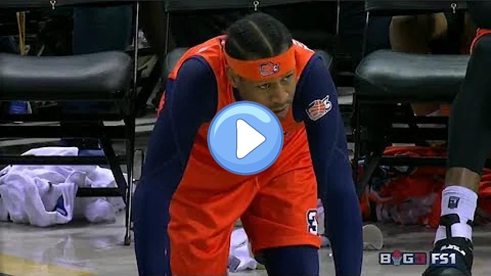Play video: Allen Iverson Ankle Injury: BIG3 Basketball / 3's Company vs. Ghost Ballers / Week 2 Video thumb: Allen Iverson Ankle Injury: BIG3 Basketball / 3's Company vs. Ghost Ballers / Week 2