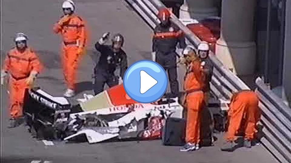 Play video: In the 2003 Monaco Grand Prix, during the third practice session, Jenson Button experienced a crash. Video thumb: In the 2003 Monaco Grand Prix, during the third practice session, Jenson Button experienced a crash.