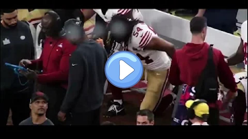Play video: Heartbreaking Video of Fred Warner's Reaction to Dre Greenlaw's Gruesome Injury Surfaces Video thumb: Heartbreaking Video of Fred Warner's Reaction to Dre Greenlaw's Gruesome Injury Surfaces