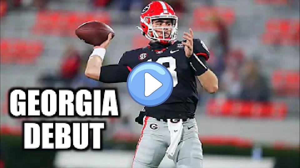 Play video: Georgia QB JT Daniels Throws 4 TDs in Debut! 🔥🔥🔥 HD Video thumb: Georgia QB JT Daniels Throws 4 TDs in Debut! 🔥🔥🔥 HD