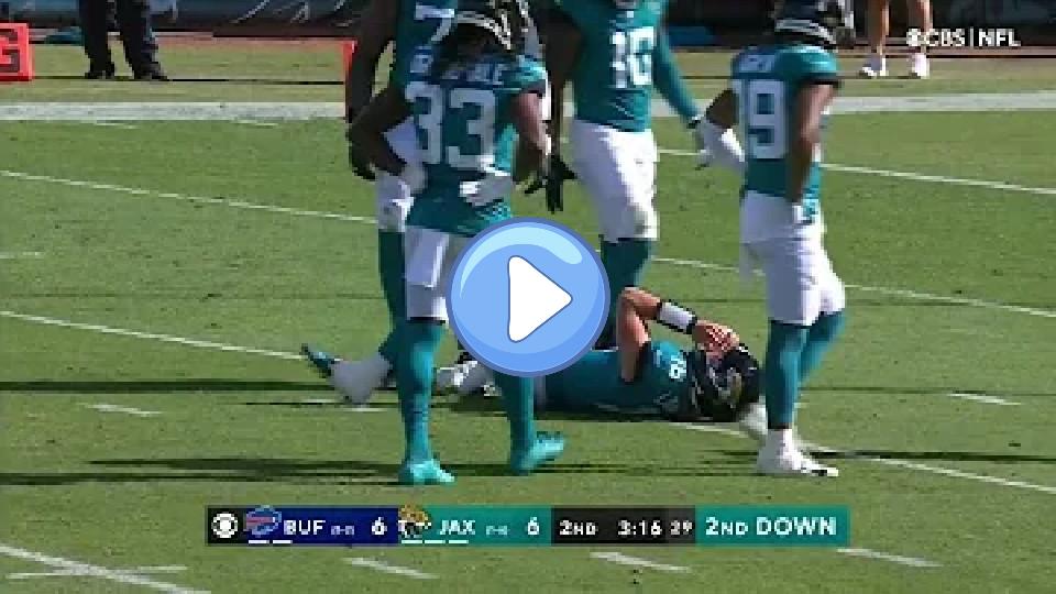 Play video: Trevor Lawrence Full Injury Sequence vs. Bills | NFL Week 9 Video thumb: Trevor Lawrence Full Injury Sequence vs. Bills | NFL Week 9