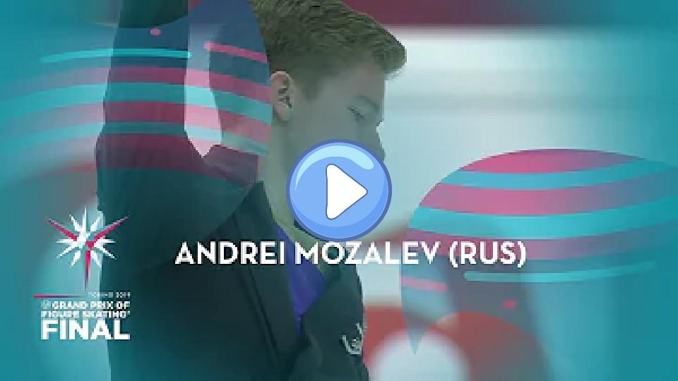 Play video: Andrei Mozalev (RUS) | Men Free Skating | ISU GP Finals 2019 | Turin | #JGPFigureSkating Video thumb: Andrei Mozalev (RUS) | Men Free Skating | ISU GP Finals 2019 | Turin | #JGPFigureSkating