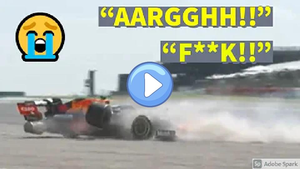 Play video: Max Verstappen's team radio after the 51G crash with Lewis Hamilton at the 2021 British GP. Video thumb: Max Verstappen's team radio after the 51G crash with Lewis Hamilton at the 2021 British GP.
