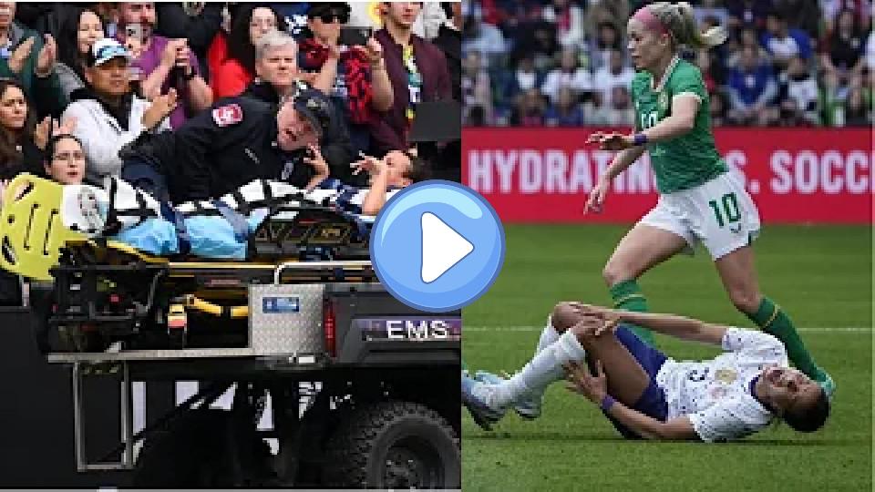 Play video: Mallory Swanson Injury | USA vs. Ireland Women's Friendly Video thumb: Mallory Swanson Injury | USA vs. Ireland Women's Friendly