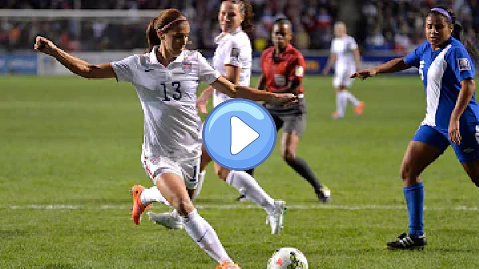 Play video: Alex Morgan's ankle injury Video thumb: Alex Morgan's ankle injury