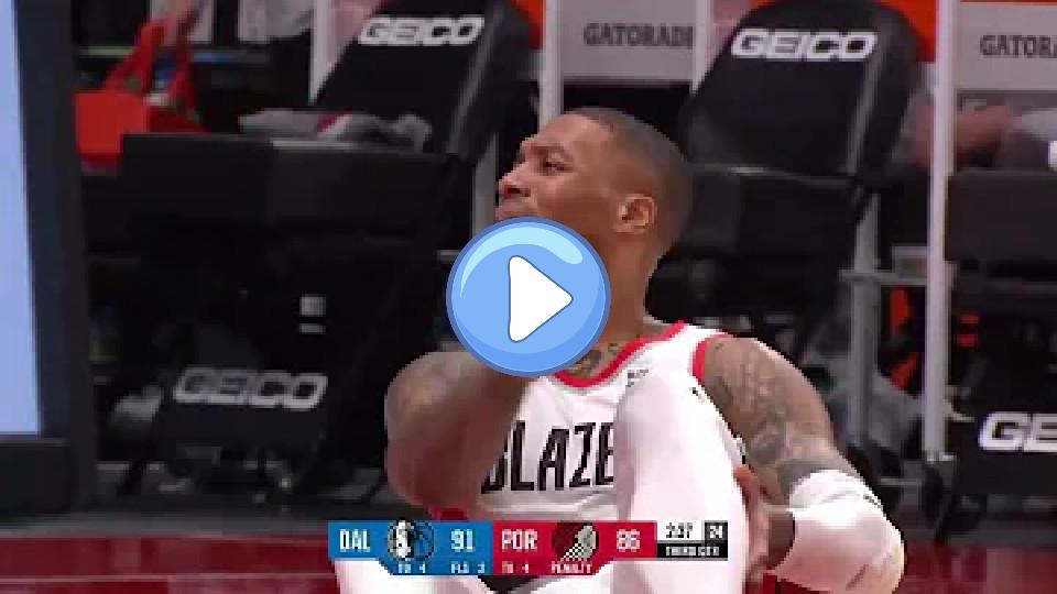 Play video: NBA Highlight: Damian Lillard's Knee Injury Video thumb: NBA Highlight: Damian Lillard's Knee Injury