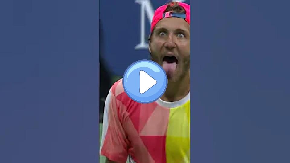 Play video: Lucas Pouille's hilarious celebration! 🤪 Video thumb: Lucas Pouille's hilarious celebration! 🤪