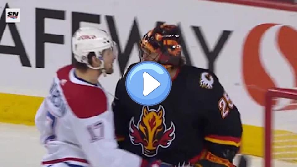 Play video: Jacob Markstrom Slashes Josh Anderson. Video thumb: Jacob Markstrom Slashes Josh Anderson.
