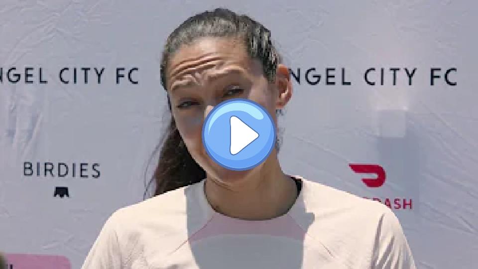 Play video: Christen Press speaks after returning from a two-year injury Video thumb: Christen Press speaks after returning from a two-year injury