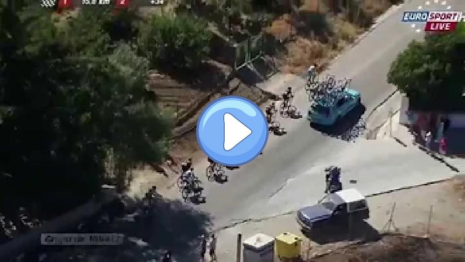 Play video: Vincenzo Nibali Caught Cheating in Vuelta a España - Disqualified Video thumb: Vincenzo Nibali Caught Cheating in Vuelta a España - Disqualified