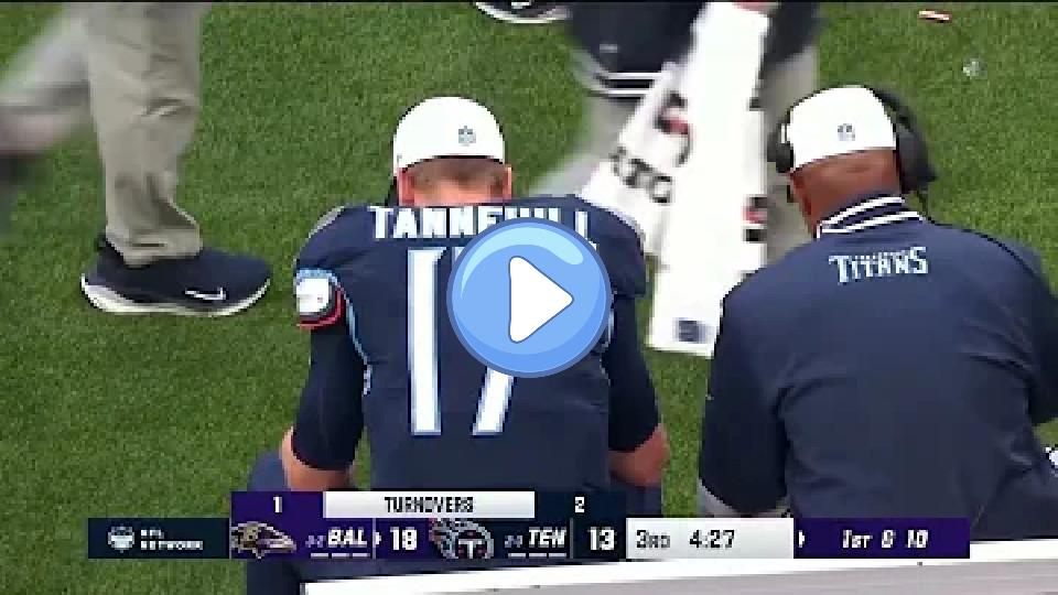 Play video: Ryan Tannehill was injured and left the field. Video thumb: Ryan Tannehill was injured and left the field.