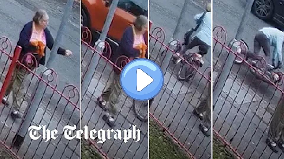 Play video: A pedestrian swears at a cyclist before being tragically struck and killed by a car. Video thumb: A pedestrian swears at a cyclist before being tragically struck and killed by a car.