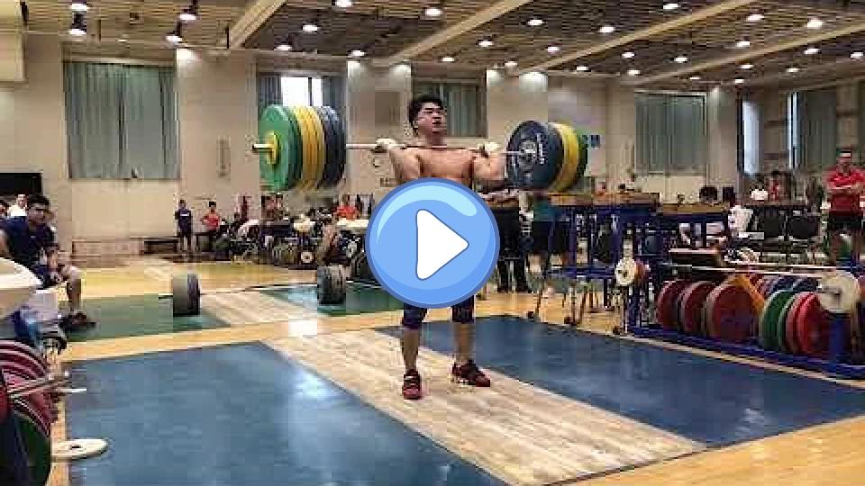 Play video: TIAN TAO 233kg Clean and Jerk (Personal Best) Video thumb: TIAN TAO 233kg Clean and Jerk (Personal Best)