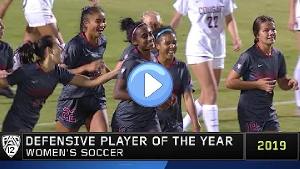 Play video: Naomi Girma wins the Pac-12 Defensive Player of the Year award Video thumb: Naomi Girma wins the Pac-12 Defensive Player of the Year award