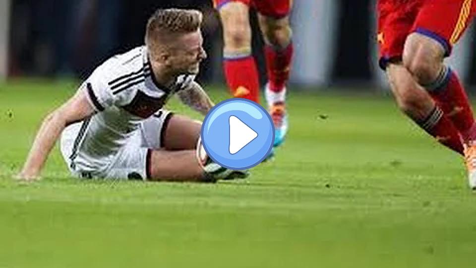 Play video: Marco Reus vs Armenia (H) 13-14 - Horrific Injury - HD Video thumb: Marco Reus vs Armenia (H) 13-14 - Horrific Injury - HD