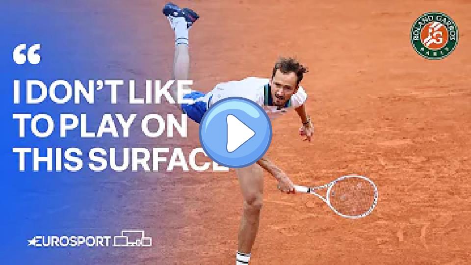 Play video: Medvedev advances to Round 3 after Kecmanovic retires due to injury 🤕 | 2024 French Open Video thumb: Medvedev advances to Round 3 after Kecmanovic retires due to injury 🤕 | 2024 French Open