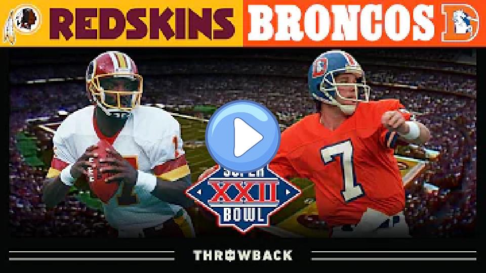 Play video: Doug Williams' Historic Day (Redskins vs. Broncos, Super Bowl XXII) Video thumb: Doug Williams' Historic Day (Redskins vs. Broncos, Super Bowl XXII)