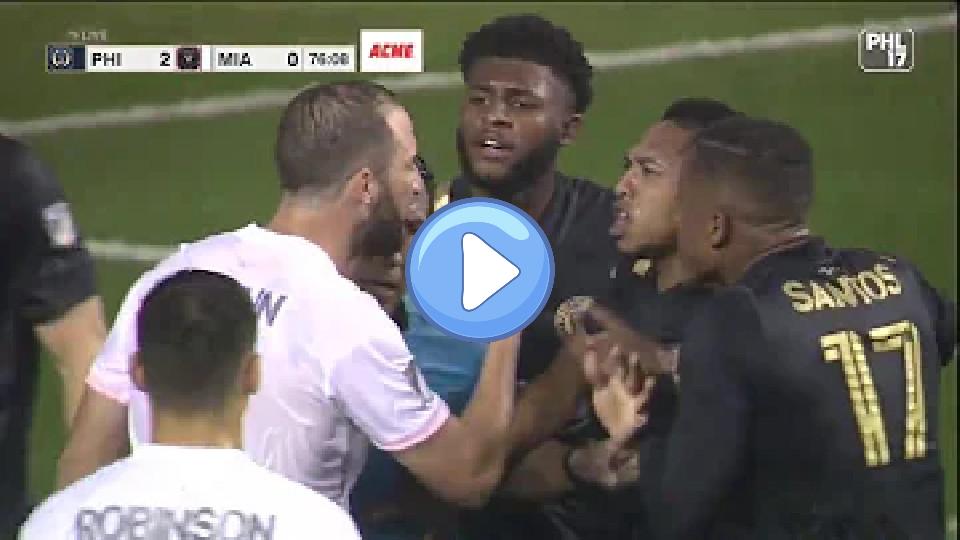 Play video: Gonzalo Higuain Misses Penalty in MLS Debut, Argument Ensues Video thumb: Gonzalo Higuain Misses Penalty in MLS Debut, Argument Ensues