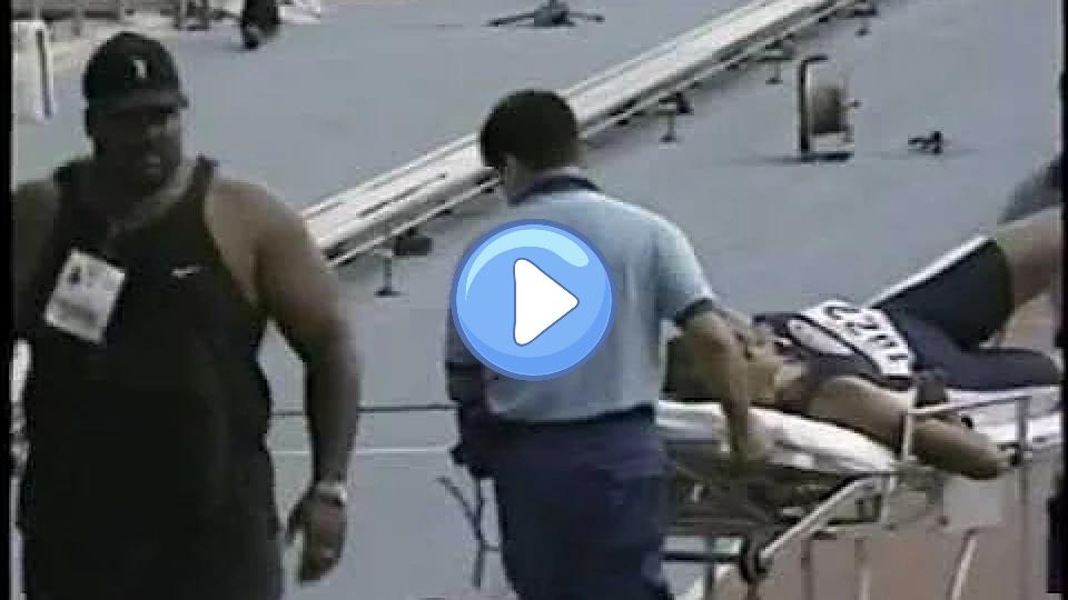Play video: 1999 World Track and Field Championships (200m Semi-Final #2) - Marion Jones (DNF) - Seville, Spain Video thumb: 1999 World Track and Field Championships (200m Semi-Final #2) - Marion Jones (DNF) - Seville, Spain