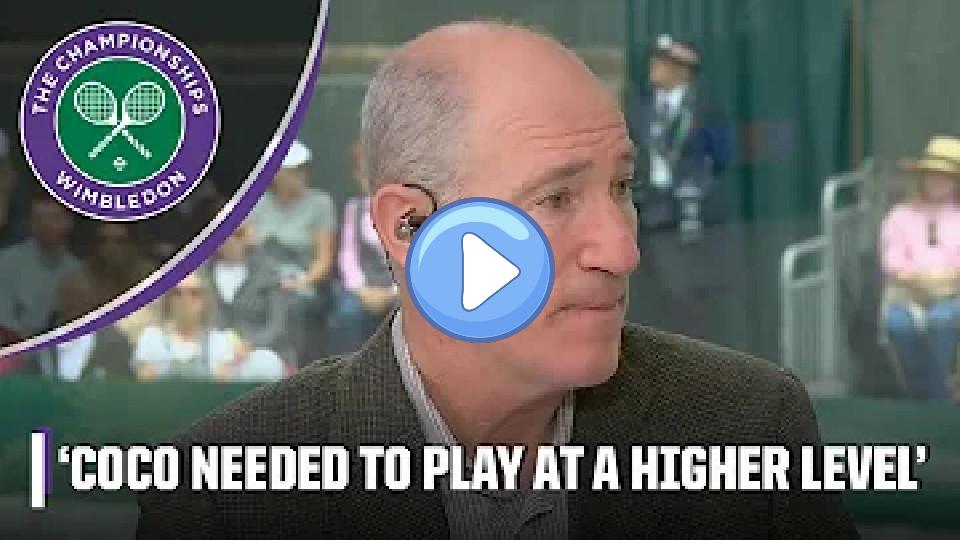 Play video: Brad Gilbert reveals what went wrong in Coco Gauff's upset loss to Emma Navarro | Wimbledon on ESPN Video thumb: Brad Gilbert reveals what went wrong in Coco Gauff's upset loss to Emma Navarro | Wimbledon on ESPN