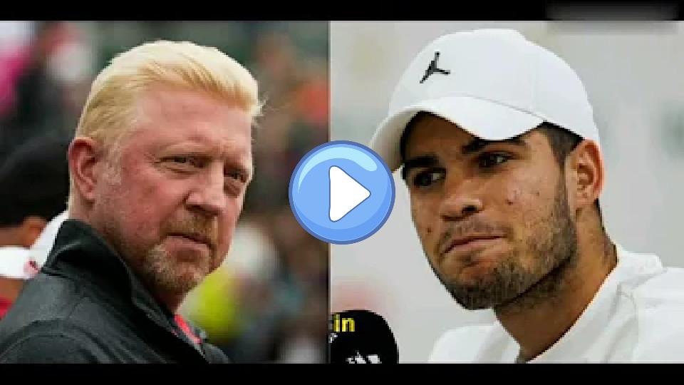 Play video: Boris Becker makes a surprising statement about Carlos Alcaraz. Video thumb: Boris Becker makes a surprising statement about Carlos Alcaraz.