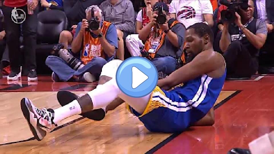 Play video: Kevin Durant Achilles Injury - Game 5 | Warriors vs. Raptors | 2019 NBA Finals Video thumb: Kevin Durant Achilles Injury - Game 5 | Warriors vs. Raptors | 2019 NBA Finals