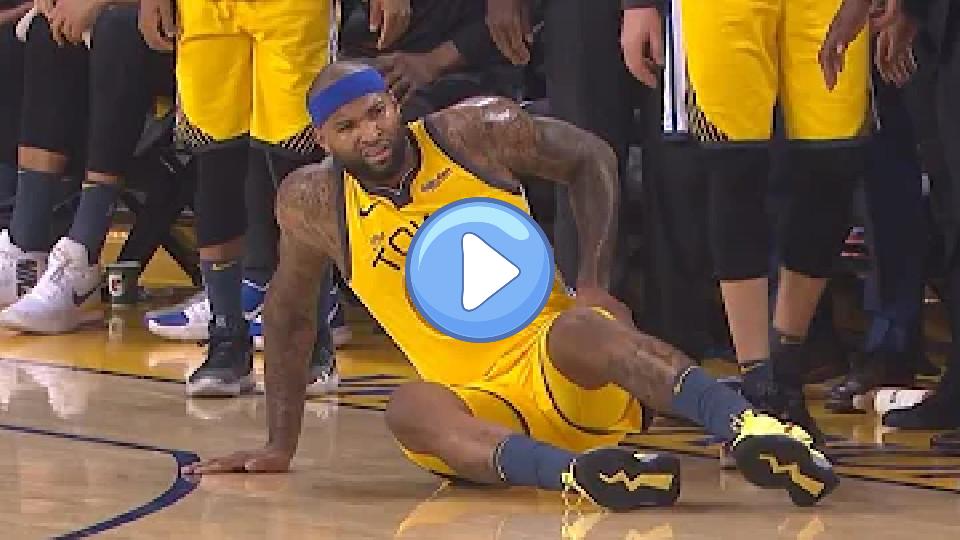 Play video: DeMarcus Cousins Quad Injury - Game 2 | Clippers vs. Warriors | 2019 NBA Playoffs Video thumb: DeMarcus Cousins Quad Injury - Game 2 | Clippers vs. Warriors | 2019 NBA Playoffs