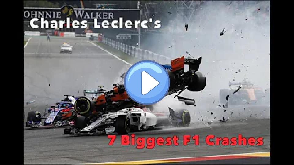 Play video: Charles Leclerc's 7 Biggest F1 Crashes Video thumb: Charles Leclerc's 7 Biggest F1 Crashes