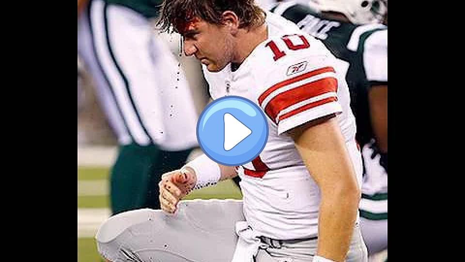 Play video: Eli Manning injury Video thumb: Eli Manning injury