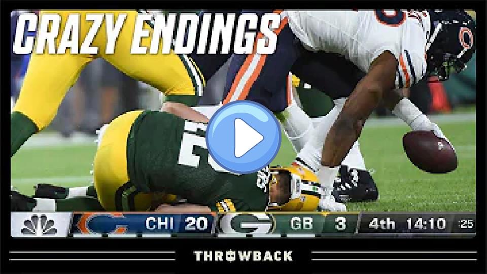 Play video: The Craziest Injury Comeback! (Bears vs. Packers, 2018) Video thumb: The Craziest Injury Comeback! (Bears vs. Packers, 2018)