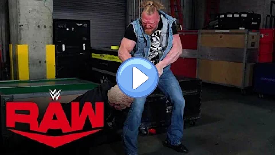Play video: Brock Lesnar injures Cody Rhodes in a backstage sneak attack: Raw highlights, May 22, 2023 Video thumb: Brock Lesnar injures Cody Rhodes in a backstage sneak attack: Raw highlights, May 22, 2023