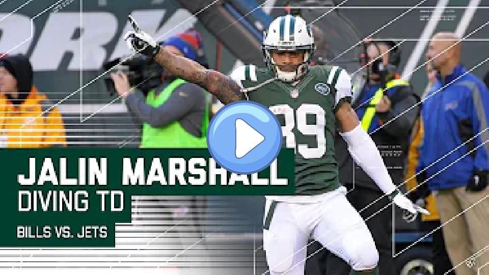 Play video: EJ Manuel Gets Strip-Sacked & Jalin Marshall's Diving TD! | Bills vs. Jets | NFL Week 17 Highlights Video thumb: EJ Manuel Gets Strip-Sacked & Jalin Marshall's Diving TD! | Bills vs. Jets | NFL Week 17 Highlights