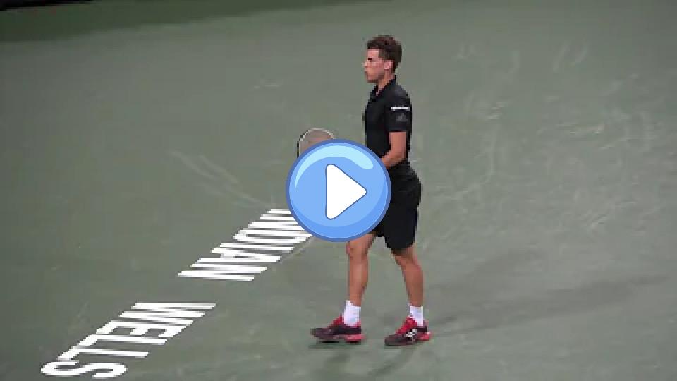 Play video: Dominic Thiem got injured during the Round of 32 match at the BNP Paribas Open 2018 in Indian Wells. Video thumb: Dominic Thiem got injured during the Round of 32 match at the BNP Paribas Open 2018 in Indian Wells.